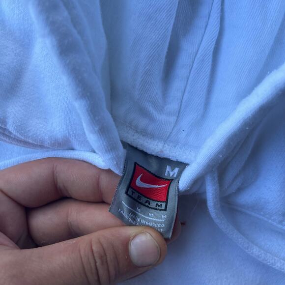 VINTAGE NIKE CENTER SWOOSH OREGON STATE UNIVERSITY BEAVERS HOODIE MENS MEDIUM 00 - Picture 4 of 6